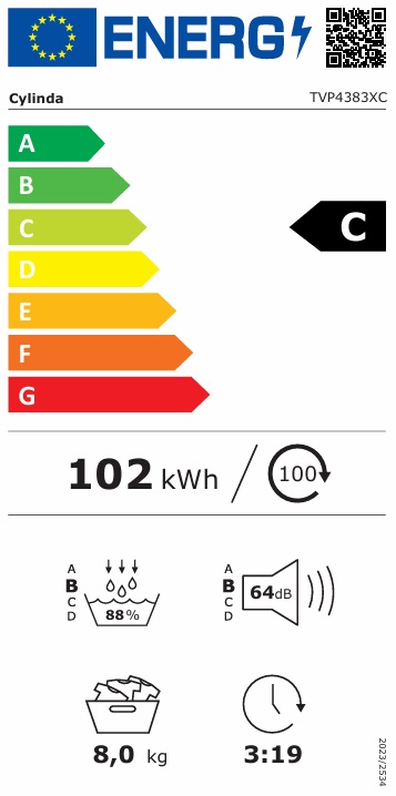 Cylinda - TVP4383 - outlet med skönhetsfel