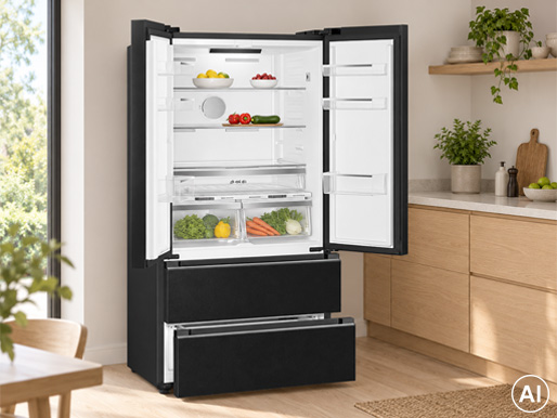 Smeg FQ55FKDD med No Frost i köksmiljö