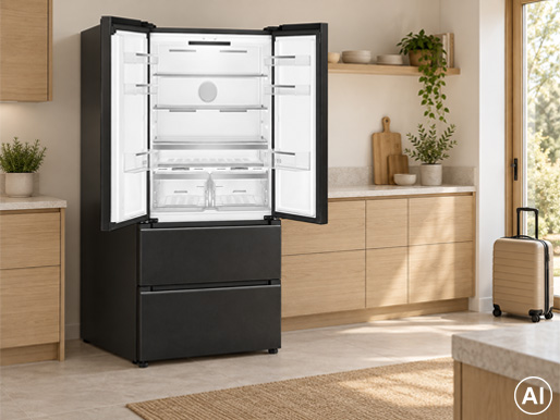 Smeg FQ55FKDD med separat kylutrymme och två fryslådor